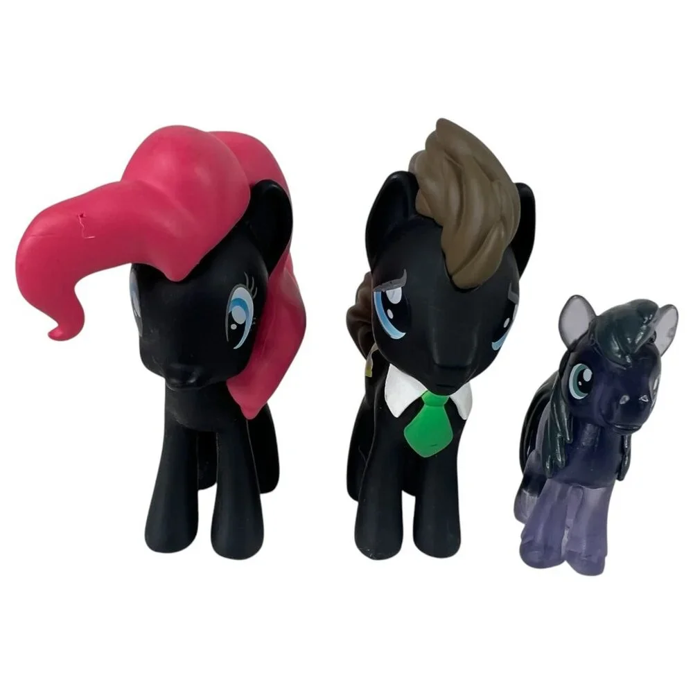 3 Funko My‎ Little Pony Black Lucky Clover dr Hooves Pinkie Pie Lot Mystery Mini